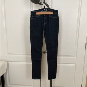 7 For All Mankind Midnight Skinny Jeans